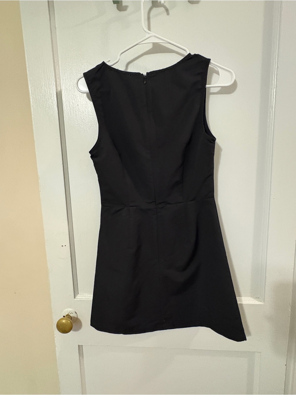 Another Girl Black Tie Front Mini Dress Size XS - Picture 9 of 9